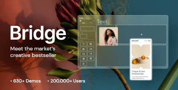Bridge v30.8.6 – Creative Elementor and WooCommerce WordPress Theme Nulled