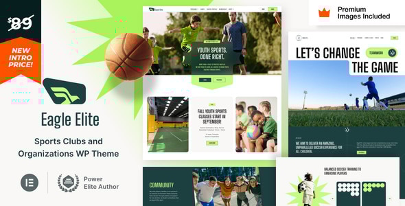 EagleElite v1.0 – Sports Club WordPress Theme Nulled