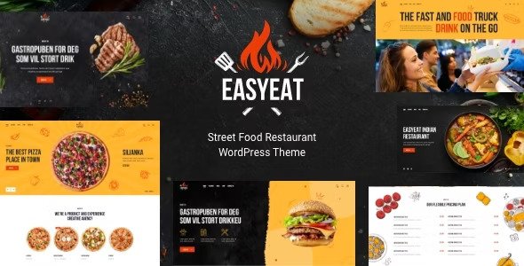 EasyEat v1.6.0 – Street Food Restaurant WordPress Theme Nulled