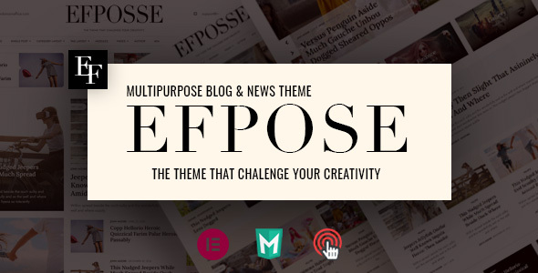 Efpose v2.1.5 – Multipurpose Blog and Newspaper Theme
