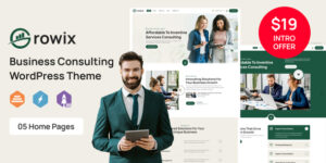 Growix v1.0 – Business Consulting WordPress Theme