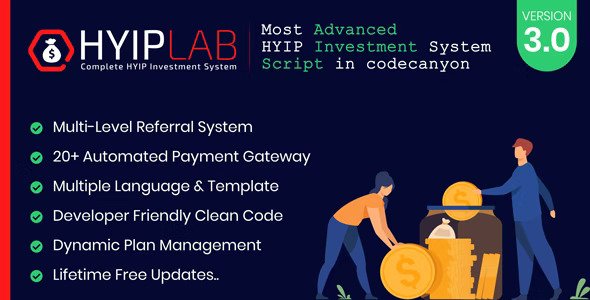 HYIPLAB v5.4 - Complete HYIP Investment System Nulled