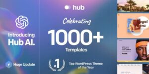 Hub v5.0.7 – Responsive Multi-Purpose WordPress Theme Nulled