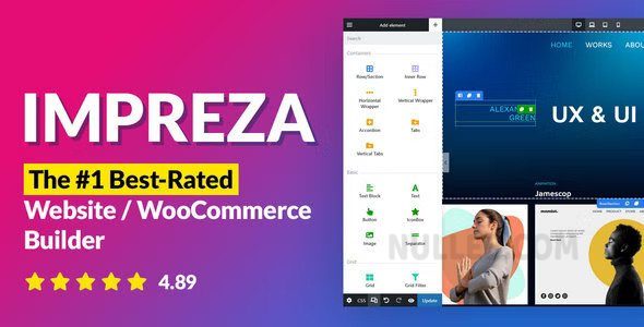Impreza v8.34 – WordPress Website and WooCommerce Builder Nulled