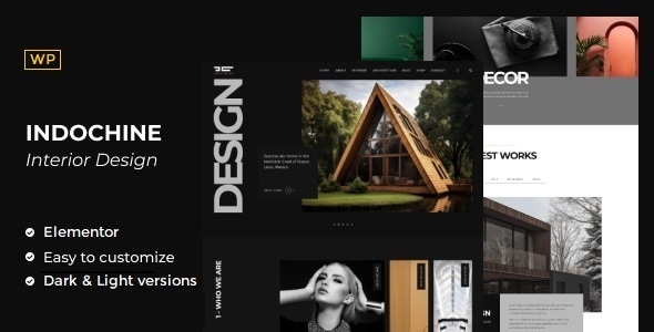 Indochine v1.0 – Architecture and Interiors WordPress Theme