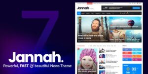 Jannah v7.5.1 – Newspaper Magazine News BuddyPress AMP WP Theme Nulled