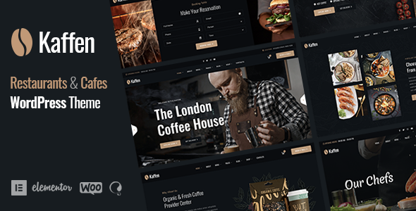 Kaffen v1.2.5 – Restaurant & Cafe WordPress Theme Nulled