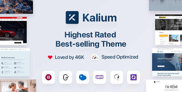 Kalium v3.22 – Creative Multipurpose WordPress & WooCommerce Theme Nulled
