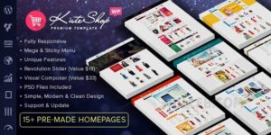 KuteShop v4.2.4 – Fashion, Electronics & Marketplace WooCommerce Theme (RTL Supported)