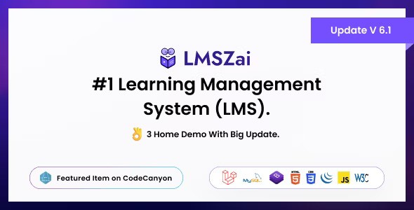 LMSZAI v7.0 – LMS | Learning Management System (Saas) Nulled