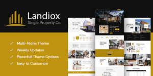 Landiox v1.0.4 – Single Property WordPress Theme Download