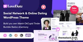 LoveDate v3.1.4 – Social Dating Network WordPress Theme
