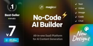 MagicAI v8.4 – OpenAI Content, Text, Image, Video, Chat, Voice, and Code Generator as SaaS Nulled