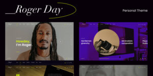 Roger Day v1.1.0 – Personal CV/Resume WordPress Theme
