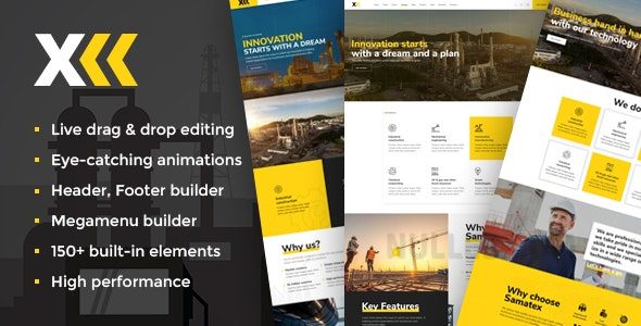 Samatex v4.6 – Industrial WordPress Theme + Woocommerce