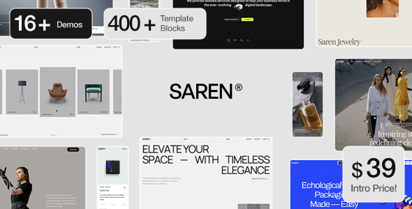 Saren v1.4.0 – Multi-Concept WooCommerce WordPress Theme