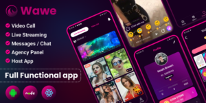 Wawe v2.0 – Video call, Live streaming, Chat | Host based app with Admin panel & Agency Panel