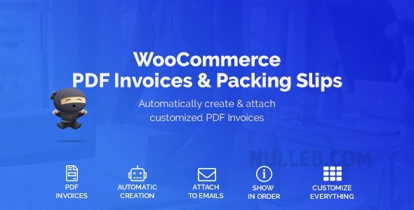 WooCommerce PDF Invoices & Packing Slips v1.6.0 - WordPress Plugin
