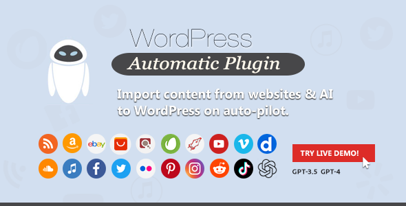 Wordpress Automatic Plugin v3.108.3 - AI Content Generator and Auto Poster WP Plugin Nulled