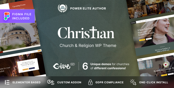 Christian v1.1.0 – Church WordPress Theme Download