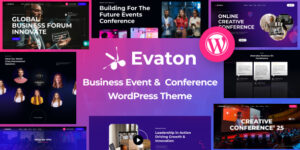 Evaton v1.0 – Event Conference & Meetup WordPress Theme