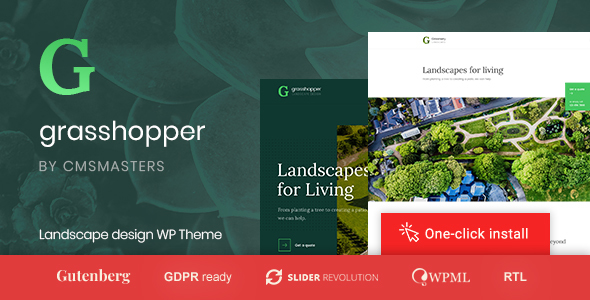 Grasshopper v1.1.18 – Landscape Design and Gardening Services WP Theme