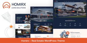 Homirx v1.0.3 – Real Estate WordPress Theme Download