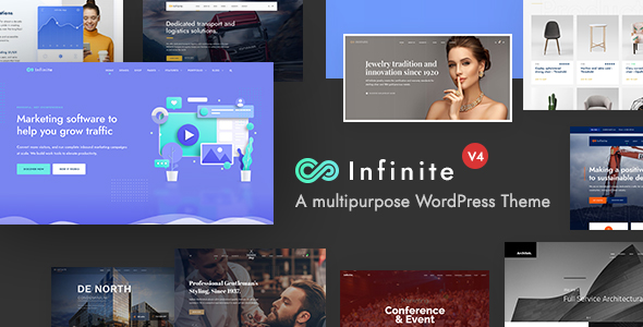 Infinite v4.0.9 – Multipurpose WordPress Theme Nulled