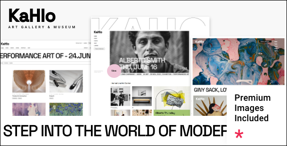 Kahlo v1.2 – Art Gallery and Museum WordPress Theme