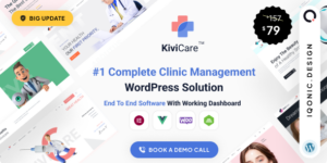 KiviCare v2.2.14 – Medical Clinic & Patient Management WordPress Theme