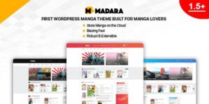 Madara v2.0.1 – Responsive and modern WordPress theme for manga sites Nulled