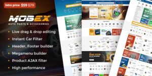 Mobex v2.9 – Auto Parts WordPress Theme Download