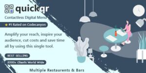 QR Menu Maker SaaS v2.2 – Contactless QR Code Restaurant Menu – QuickQR Laravel CMS Nulled