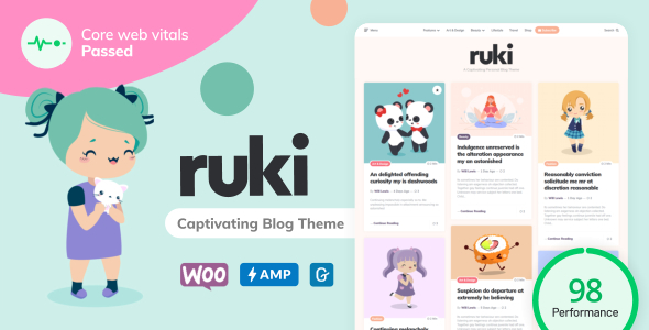 Ruki v1.4.7 – A Captivating Personal Blog Theme Download