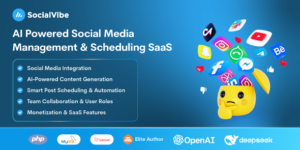 SocialVibe v2.0.0 – AI-Powered Social Media Management & Scheduling SaaS
