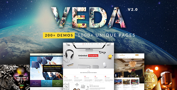 VEDA v4.3 – MultiPurpose WordPress Theme Download