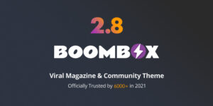 BoomBox v2.9.5.1 – Viral Magazine WordPress Theme Nulled