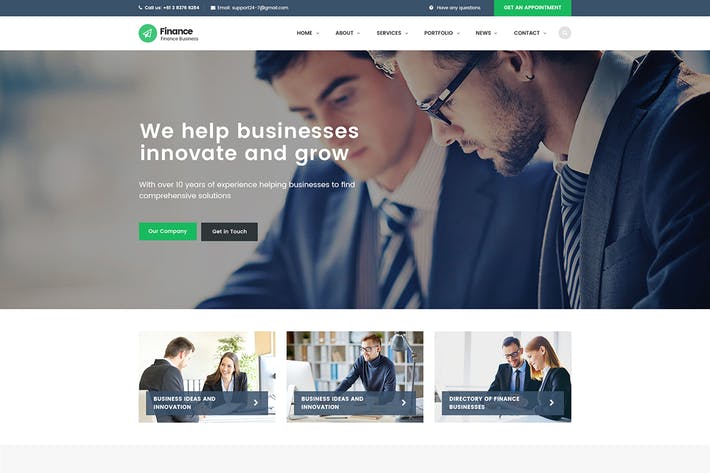 Finance v1.4.9 – Consulting, Accounting WordPress Theme Download