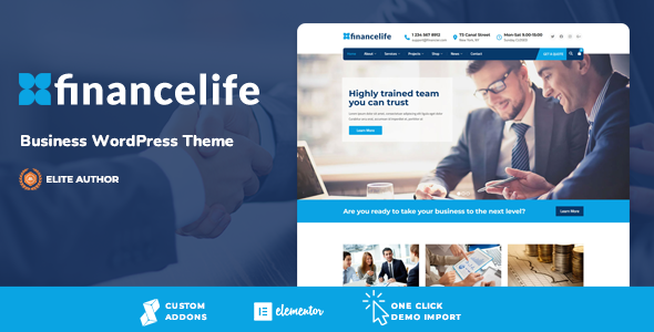 FinanceLife v10.0 – Business WordPress Theme Download