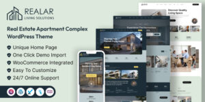 Realar v2.0.0 – Real Estate WordPress Theme Download