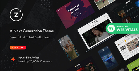 Zeen v4.5.5 – Next Generation Magazine WordPress Theme + WooCommerce