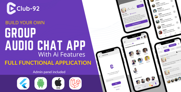 Club-92 v1.0 – A Fully Functional Clubhouse Clone for Voice-Based Social Networking