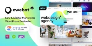 Ewebot v3.1.7 – SEO Marketing Digital Agency WordPress Theme Nulled