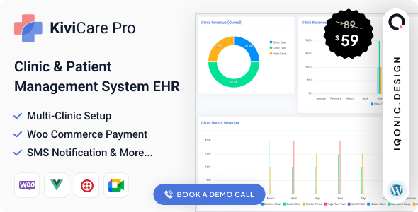 KiviCare Pro v2.5.8 - Clinic & Patient Management System EHR (Add-on)