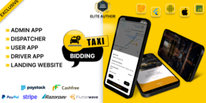 Tagxi Super Bidding – Taxi + Goods Delivery Complete Solution With Bidding Option (29 March 2025)