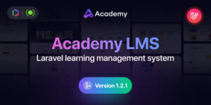 Academy LMS v1.6 -Laravel Learning Management System Nulled