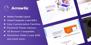 Arrowtic v2.0.7 – Digital Marketing Agency WordPress Theme