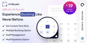 WPBookit v1.6.6 – Appointment Booking WordPress Plugin