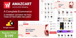 AmazCart v5.1.4 - Laravel Ecommerce System CMS + Addons Nulled