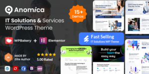 Anomica v5.8 – IT Solutions and Services WordPress Theme + RTL